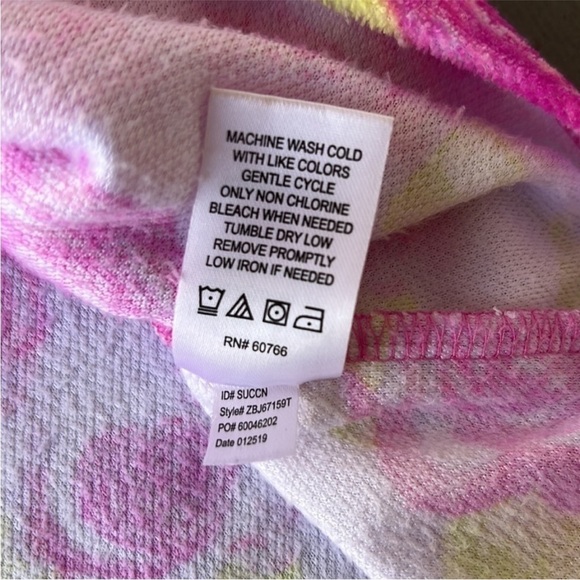 Betsey Johnson Floral Print Fun in the Sun Hooded‎ Swim Suit Cover Up Dress - Picture 6 of 8